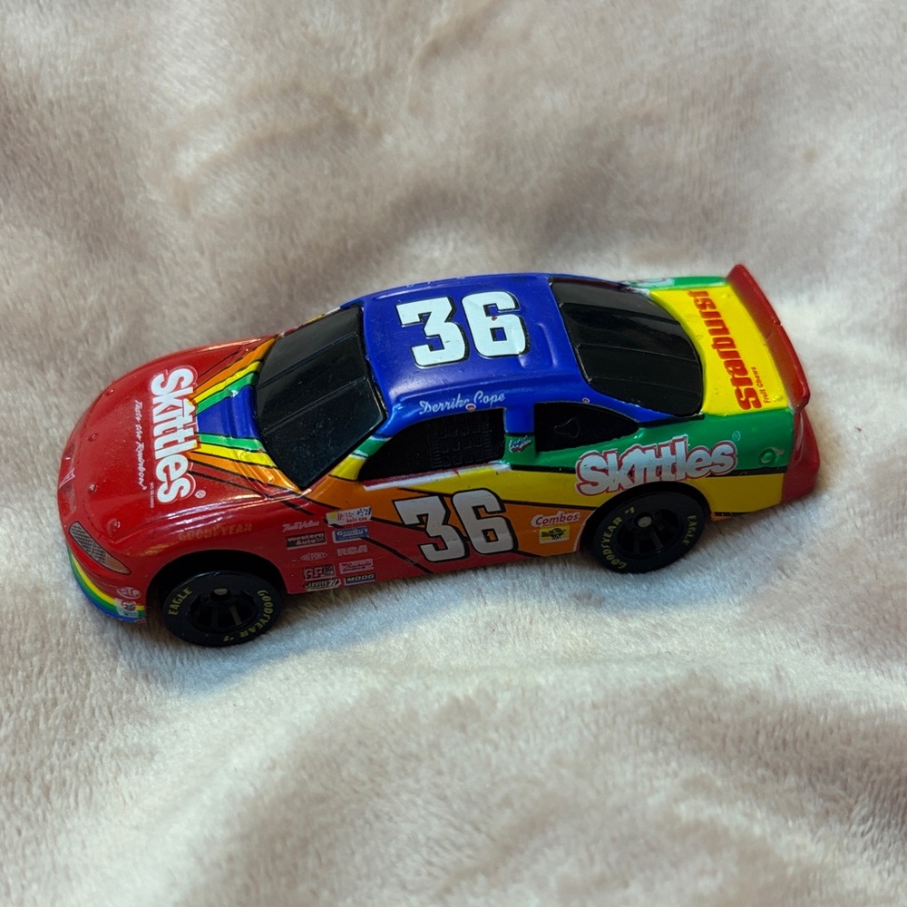 Vintage Racing Champions Die Cast Metal NASCAR #36 Skittles Derrike Cope Toy Car